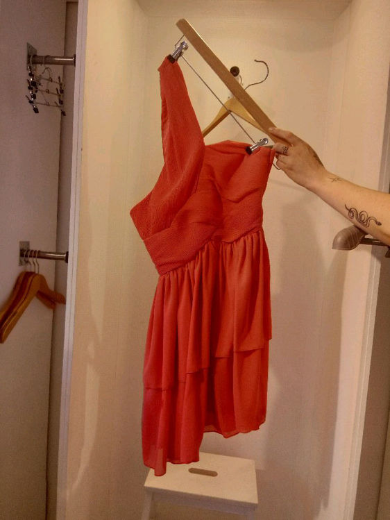 Billede af Orange kjole 