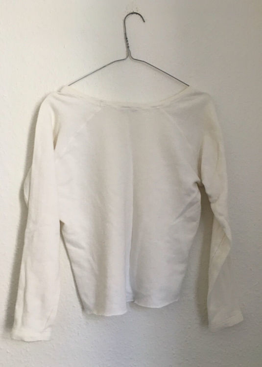 Billede af hvid sweatshirt
