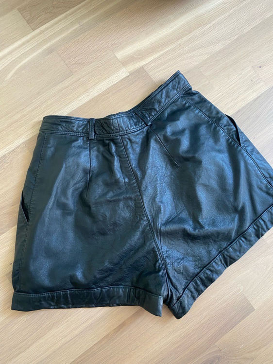 Billede af Vintage leather shorts