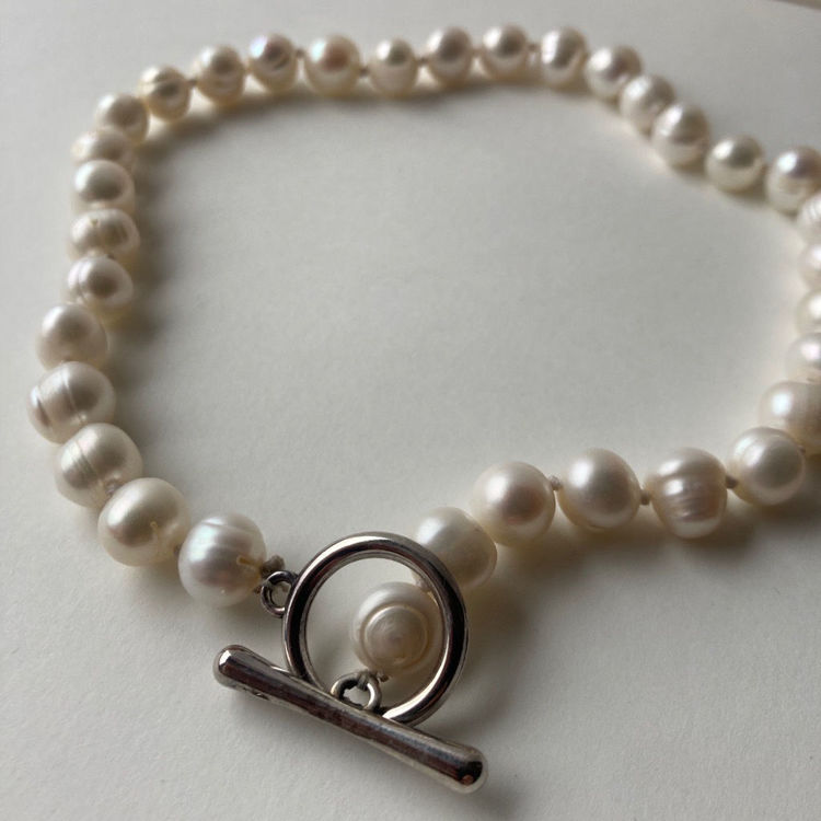 Billede af Pearl necklace 35 cm