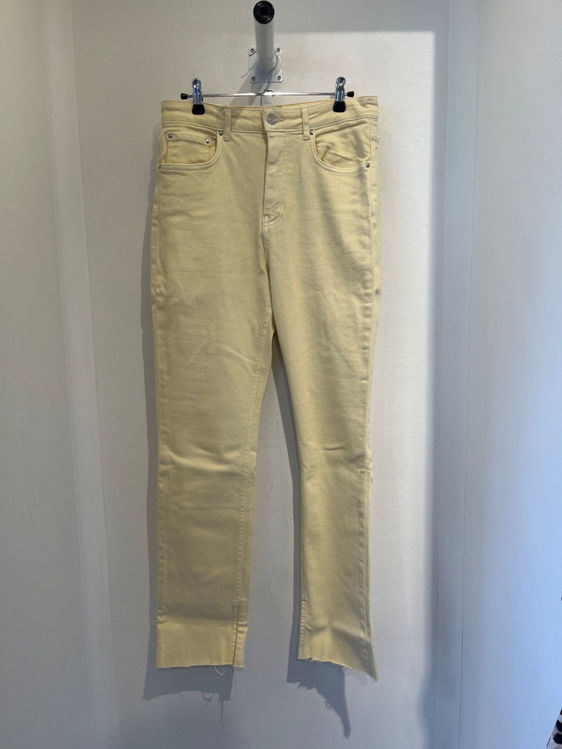 Billede af Lysegule jeans