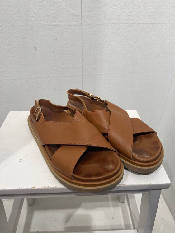 Billede af Alihas sandaler brun læder str 40
