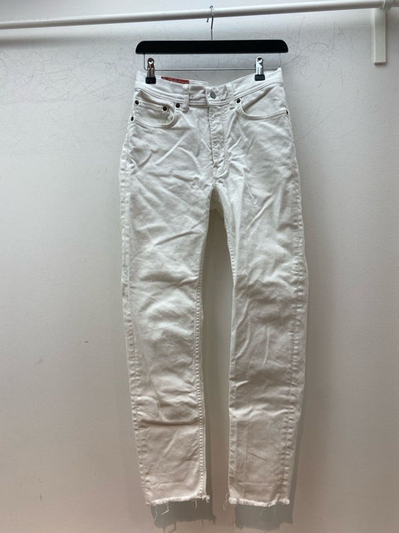 Billede af Acne hvide jeans 
