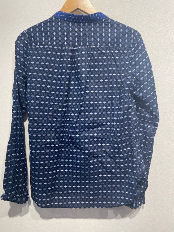 Billede af Plus fine tunika i blå/sort mønster