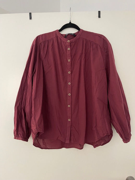 Billede af Zara burgundy top 