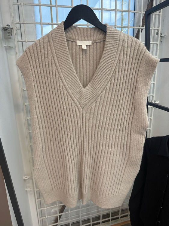 Billede af Sweater vest i beige 