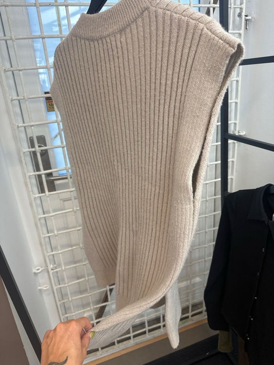 Billede af Sweater vest i beige 