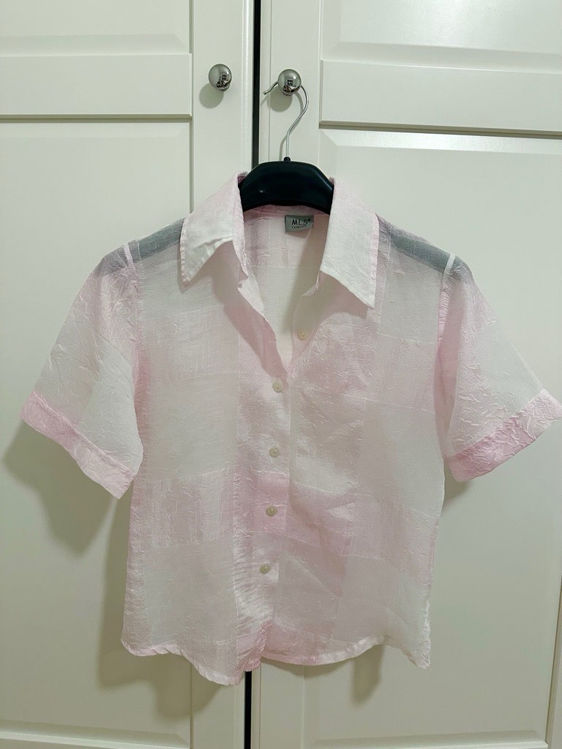 Billede af Sheer vintage bluse