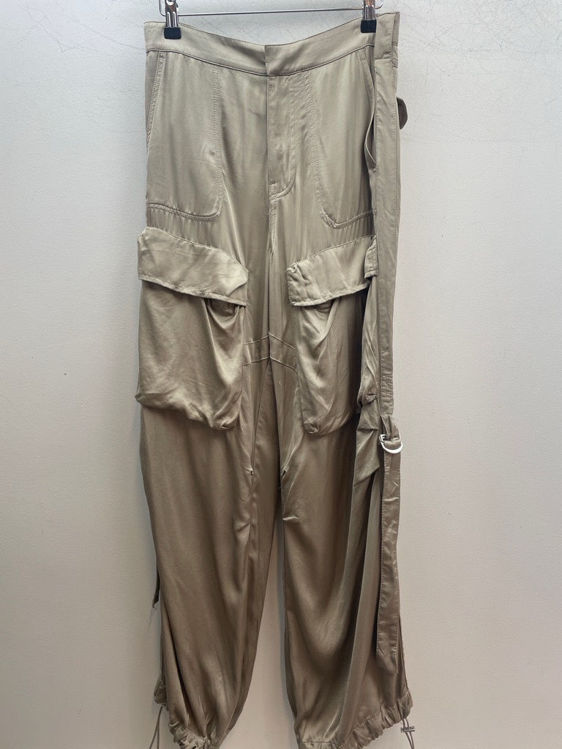 Billede af Zara Satin Cargo Pants 