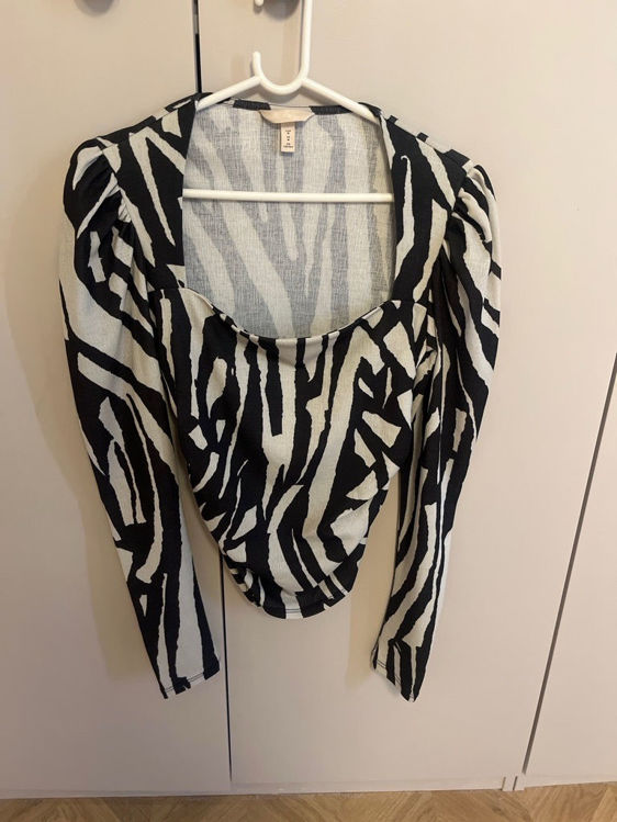 Billede af Zebra mønstret bluse 