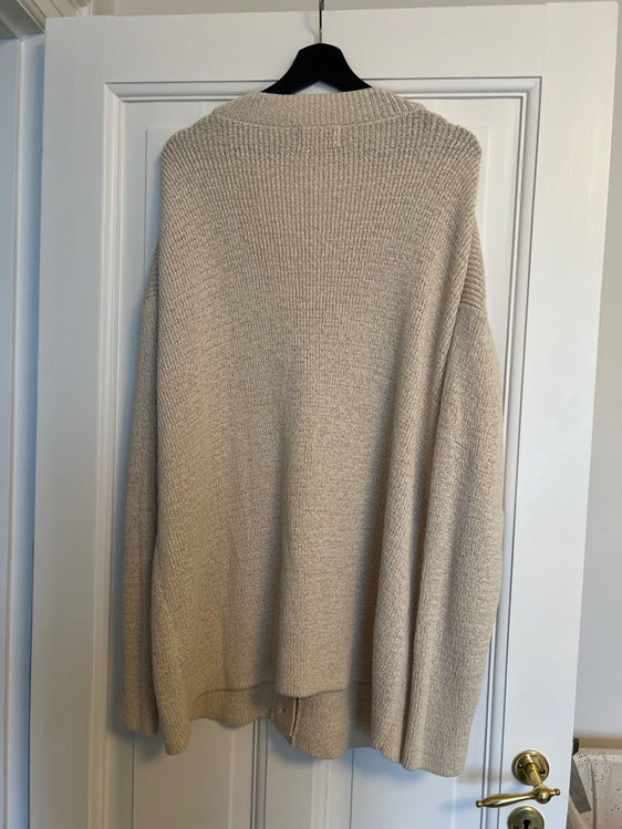 Billede af Oversized silk blend cardigan fra H&M premium