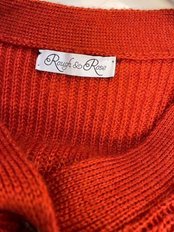 Billede af Rød cardigan 