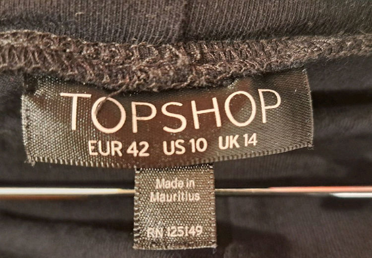 Billede af Topshop// bomuldsnederdel