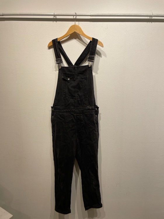 Billede af Sort denim dungarees