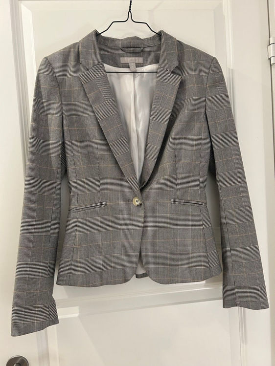 Billede af Ternet figursyet blazer