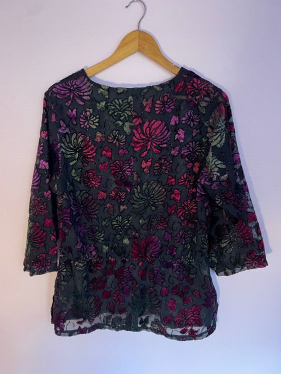 Billede af Black and festive blouse 