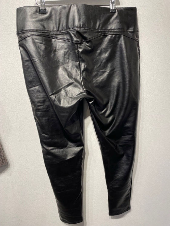 Billede af Faux Leather black pants 