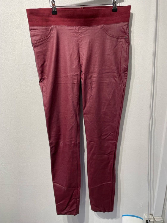 Billede af Red faux leather pants 