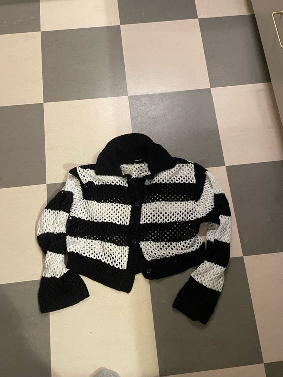 Billede af Stribet cardigan