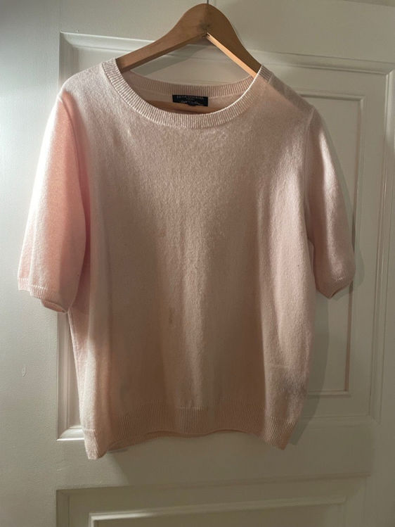 Billede af Cashmere bluse i sart Rosa