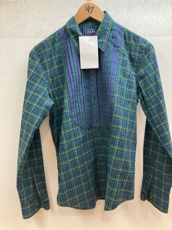 Billede af RalphLaurenCHAPS plaid flared skjorte til julebrug