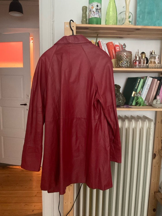 Billede af Red Leather jacket 