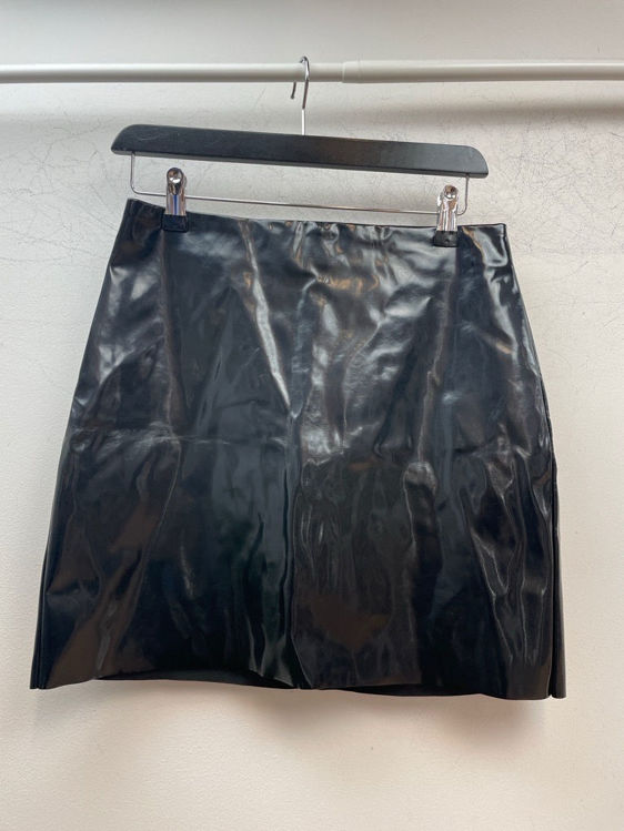 Billede af H&M Latex nederdel