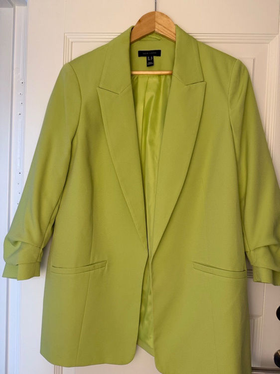 Billede af New Look Lime Green Grøn Blazer UK12