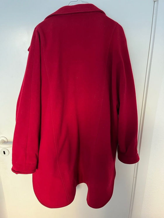 Billede af Red wool and cashmere coat 