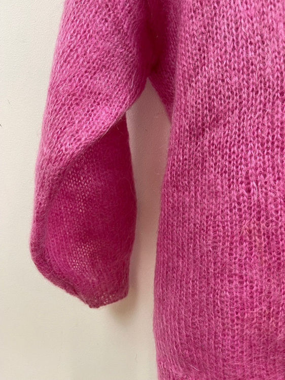 Billede af Mohair striktrøje pink