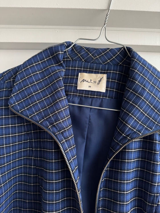 Billede af Vintage blazer med lynlås