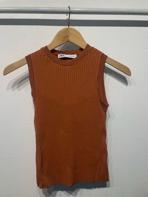 Billede af Zara orange top