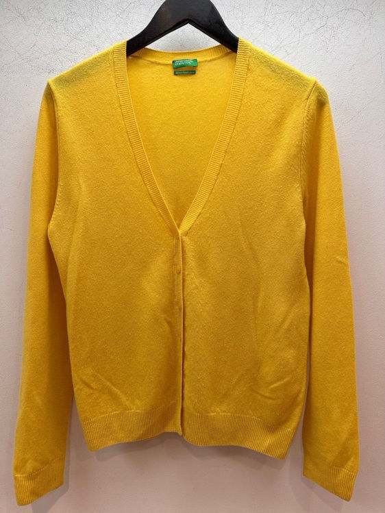 Billede af United Colors Of Benetton gul cardigan