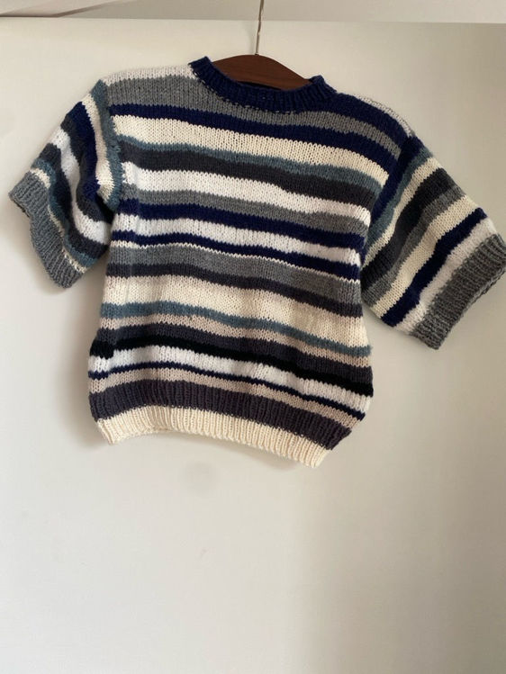 Billede af Hjemmestrikket bluse, helt ny