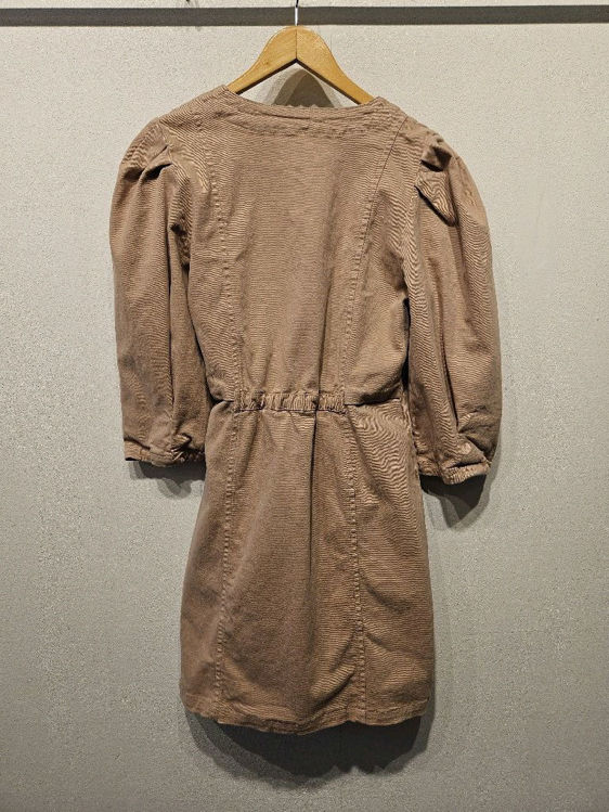 Billede af Soaked in Luxury fin slå om denim kjole