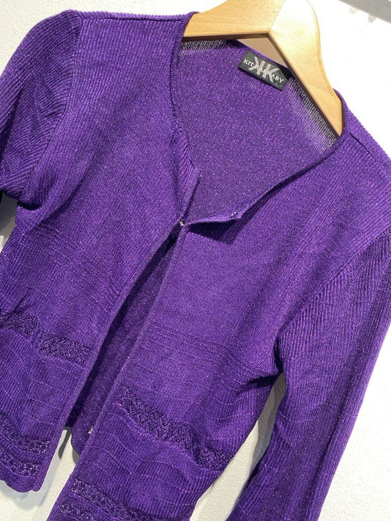 Billede af KIT cardigan str S lilla glimmer 
