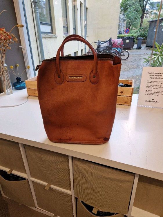 Billede af Kerne læder tasle