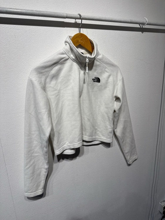 Billede af North face fleece hvid 