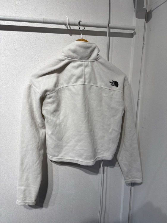 Billede af North face fleece hvid 