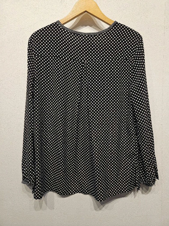 Billede af Zara,fin skjorte m.polka dots