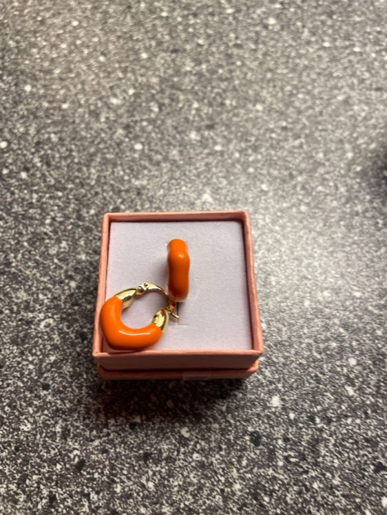 Billede af ørering orange 