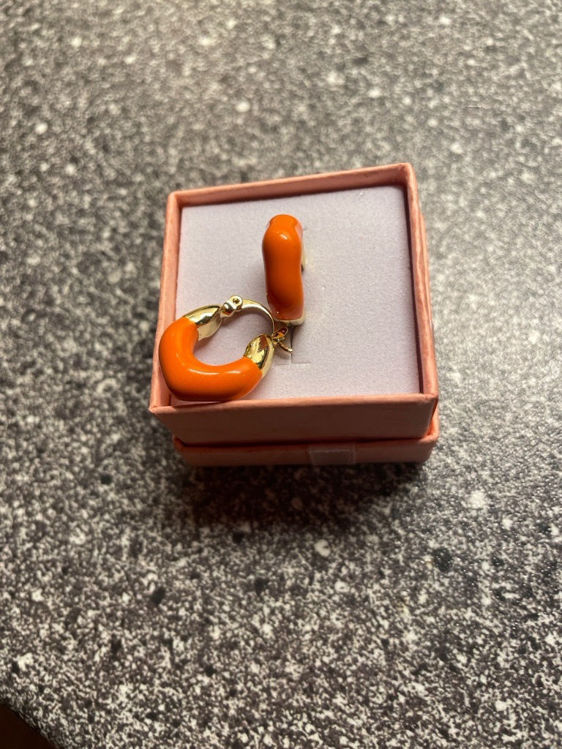 Billede af ørering orange 