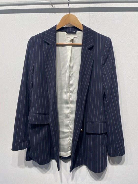 Billede af Målestribet blazer