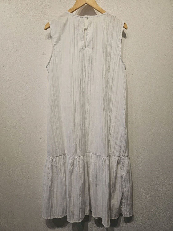 Billede af Vero Moda fin hvid kjole m.lommer 