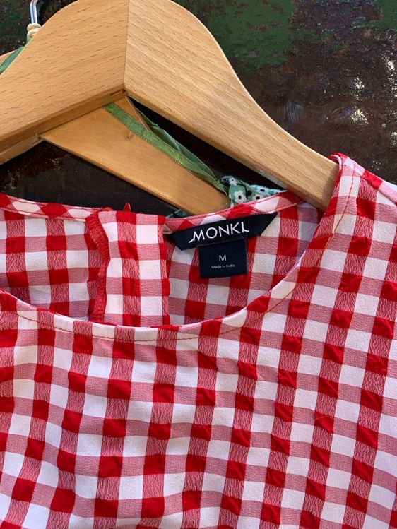 Billede af Monki, red gingham dress