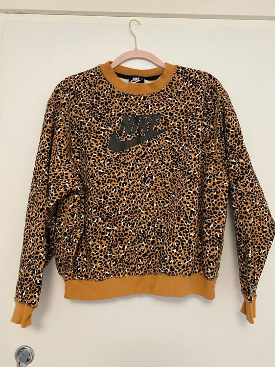 Billede af Nike sweat str M leopard 